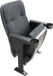 Black Marquee Used Theater Seating