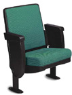 Concert Auditorium Seats with Tablet Arms Compact Convention Lecture Room Seats