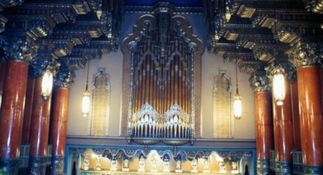 fox theatre Detroit Michigan moeller lobby organ grill circa 1983