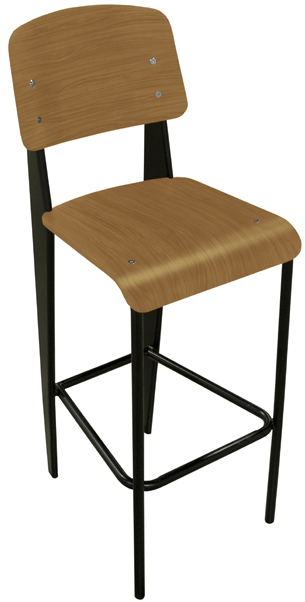 5890s metal stool