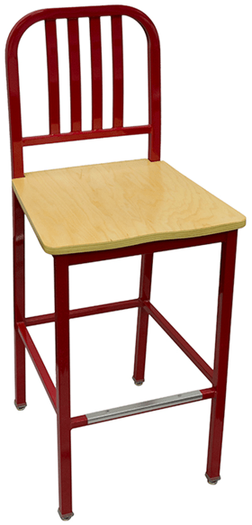 6050s metal stool