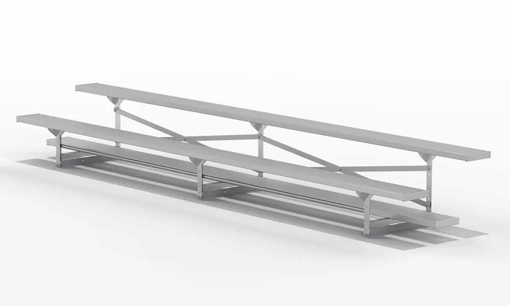 2 Row Bleachers | 15′ Length