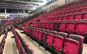 beam mounted stadium seats