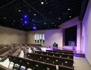 Crosswinds church interior Dennis Batty Associates Architects multipurpose worship space