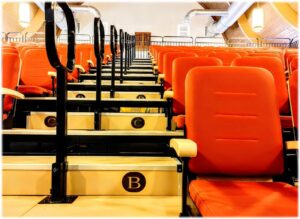 maintaining retractable platforms bleacher seats telescopic seating