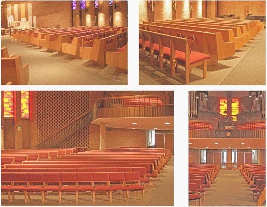 luthern church seating installation