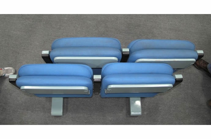 top vivew for movable blue based chairs