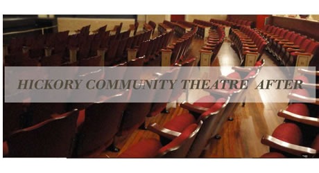 Theatre Seating Restoration After Hickory Community Theatre