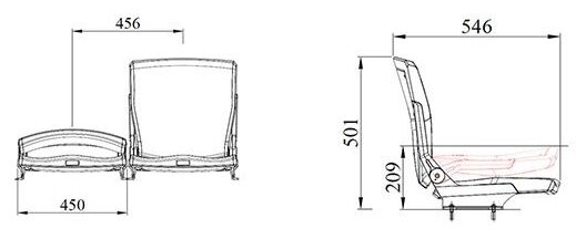 Telescopic Seating Retractable Platforms