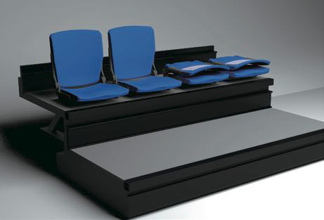 Telescopic Seating Retractable Platforms