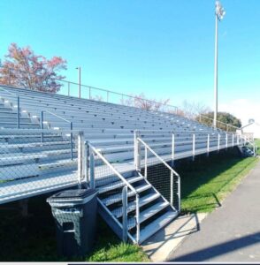 Aluminum Bleachers Design for Sports Safety