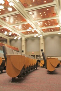 auditorium laptop