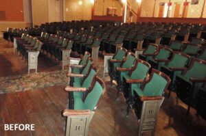 restoration of sanctuary seating