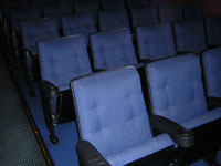 Blue-seats theater seating