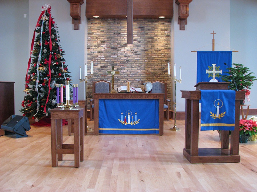 Classic church chancel