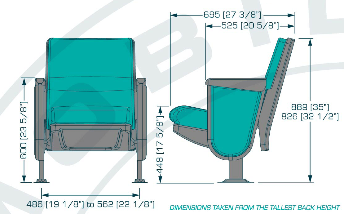 classic seat dimensions