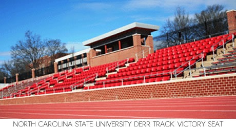 North Carolina State University Derr Track Victory Seat