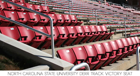 North Carolina State University Derr Track Victory Seat