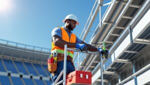 Maintaining Clean Bleachers