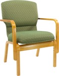 Meridian Church Chair armrests