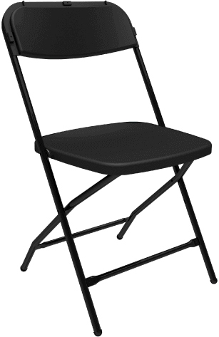 parlour folding chair black