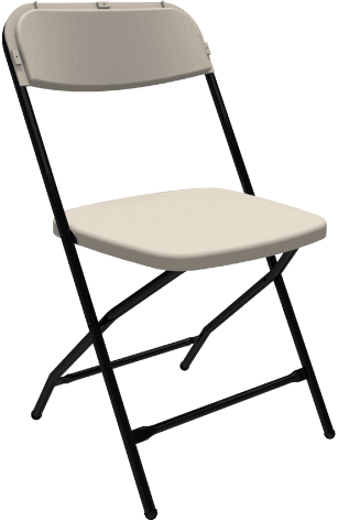 parlour folding chair white