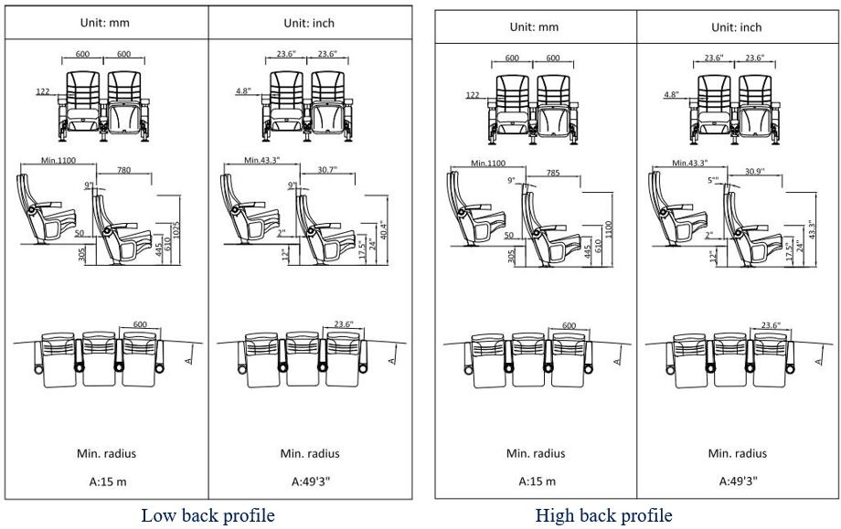 Prince Rocker is our most popular movie seat with many cinema seating accessories