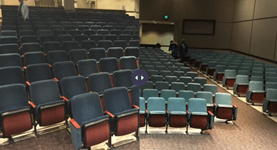 renovated theater seating