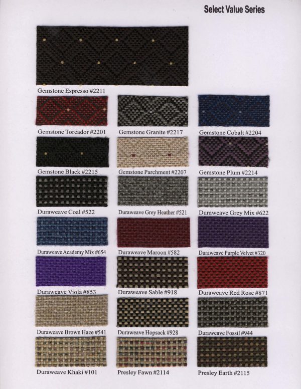 select series fabric card