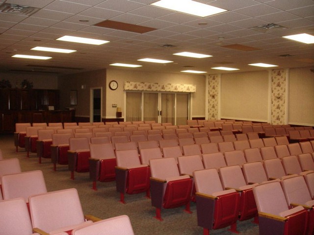 Burgundy and Red Used Theater Seats