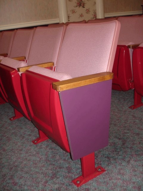 Burgundy and Red Used Theater Seats