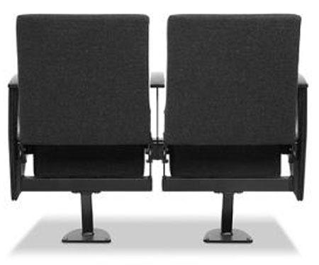 Viva theater seating is designed for tight back to back spacing in an auditorium venue