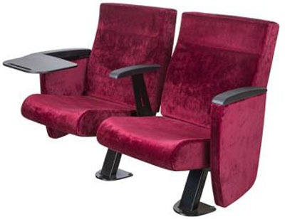 Viva theater seating is designed for tight back to back spacing in an auditorium venue