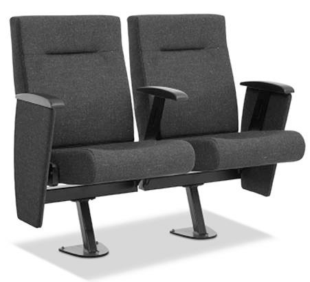 Viva theater seating is designed for tight back to back spacing in an auditorium venue