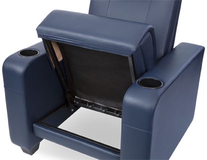 Valerio seats have swing back cinema seating for comfort while watching movie