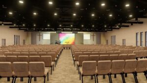 worship space multipurpose seating